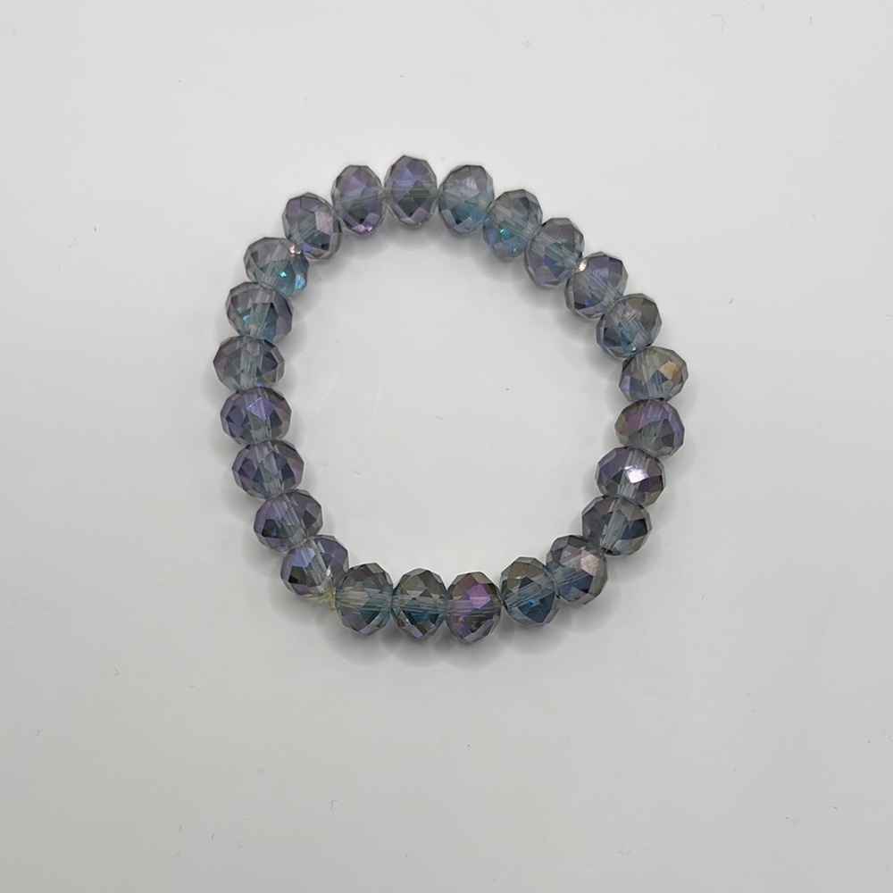 Elegant Purple Beaded Bracelet